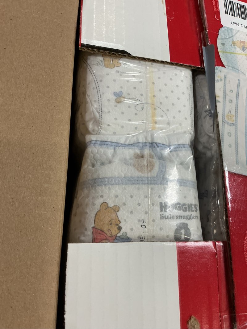 Condition photo showing New/Like New for Huggies Size 1 Diapers, Little Snugglers Baby Diapers, Size 1 (8-14 lbs), 96 Count, Packaging May Vary Size 1 96