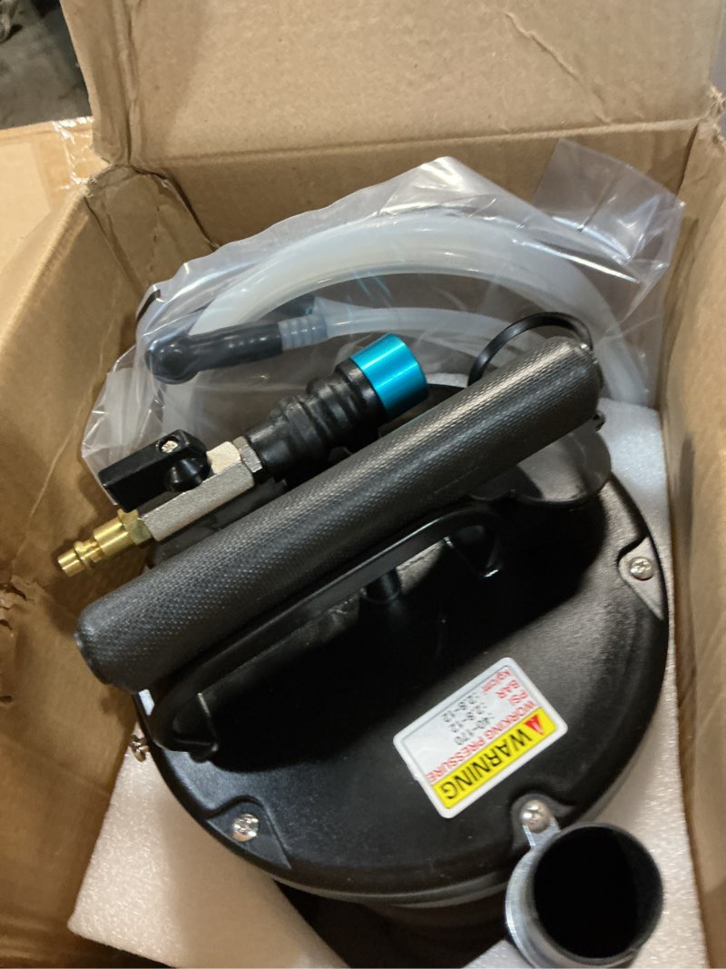 Condition photo showing Good Condition for duratech 6.5l oil extractor pump pneumatic/manual, fluid extractor with pipe storage units, oil vacuum pump extractor with comprehensive accessories, automotive oil extractor for oil change