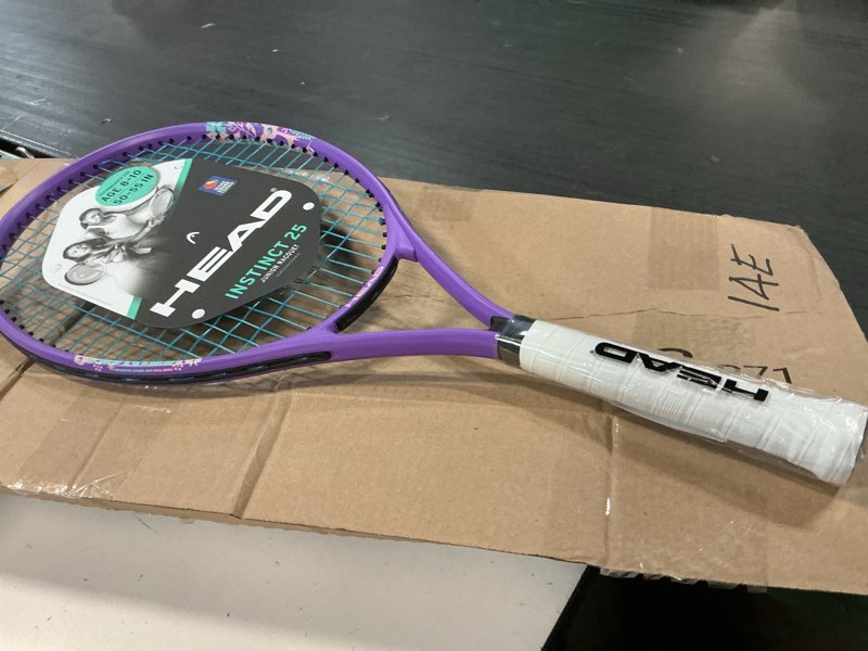 Condition photo showing Good Condition for head instinct 23 pre-strung junior tennis racquet purple 25" tennis racquet