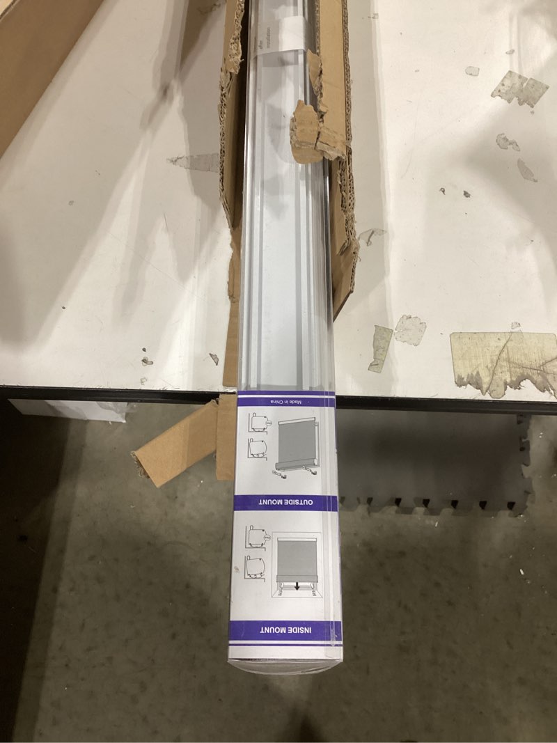 Condition photo showing New/Like New for Allesin 100% Blackout Cordless Roller Shades for Windows, Free-Stop Shades, Thermal Insulated, UV Protection, Waterproof Fabric, Easy to Install for Home, Office, Bathroom (White 45 x 72) White 45"W x 72"H