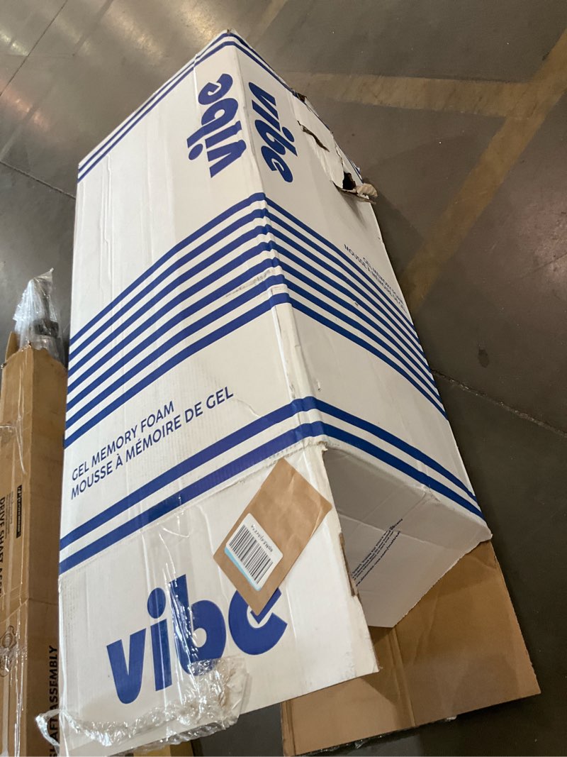 Condition photo showing Good Condition for vibe gel memory foam mattress, 12-inch certipur-us certified bed-in-a-box, king, white king 12 inch gel foam