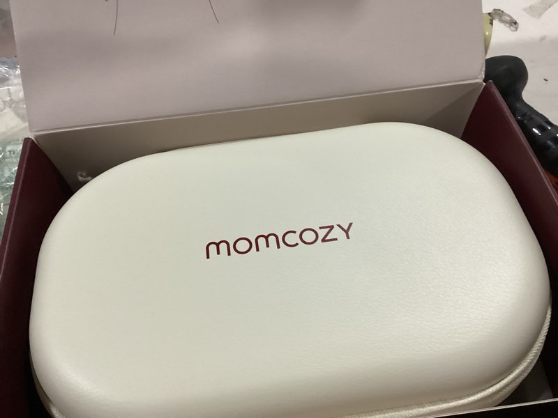 Condition photo showing As Is for momcozy breast pump hands free mobile style | m6, wearable breastfeeding electric breast pump ideal rhythm more milk, doublefit flange more fit & discreet with 3 modes 9 levels, 24mm - 2 pack cozy red regular double red-24mm