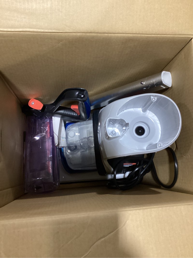 Condition photo showing As Is for hoover powerdash pet compact carpet cleaner machine, lightweight design, heatforce fast drying, antimicrobial brush roll, pair with a hoover carpet cleaner solution