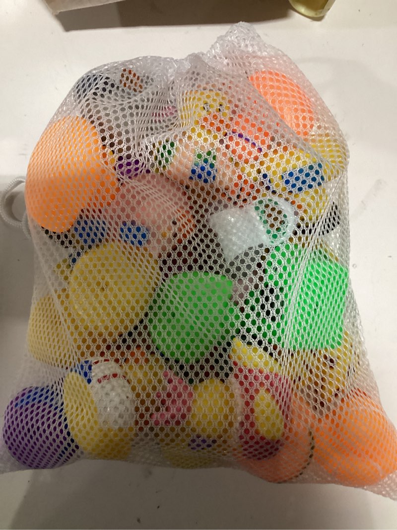 Condition photo showing New/Like New for LINICE 30 Pcs Rubber Ducks, Random Assortment Ducks Bulk, Mini Rubber Duckies for Toddler Baby Bath Toys, Kids Bath Pool Toys Birthday Gifts Party Favors