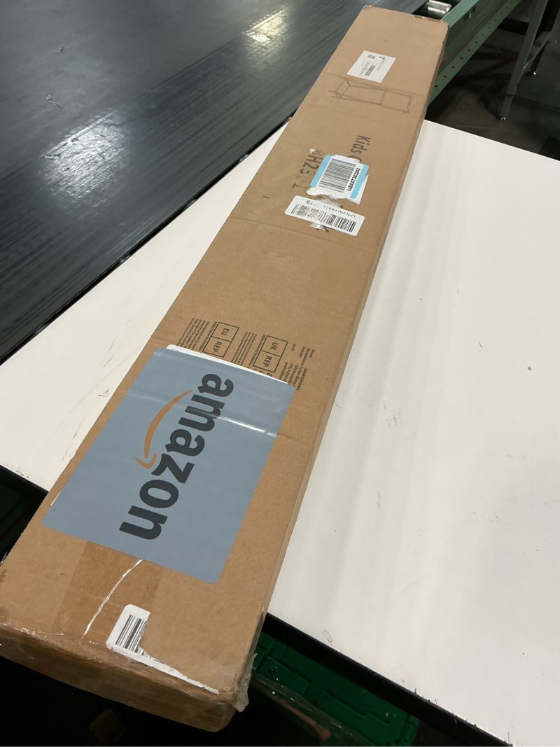 Condition photo showing New/Like New for Kids Clothing Rack, Small Clothes Rack for Toddler Pets, Kids Dress Up Rack with Storage Shelf & Double Rods, Foldable Kids Clothes Rack for Nursery Child's Room (Regular Size)