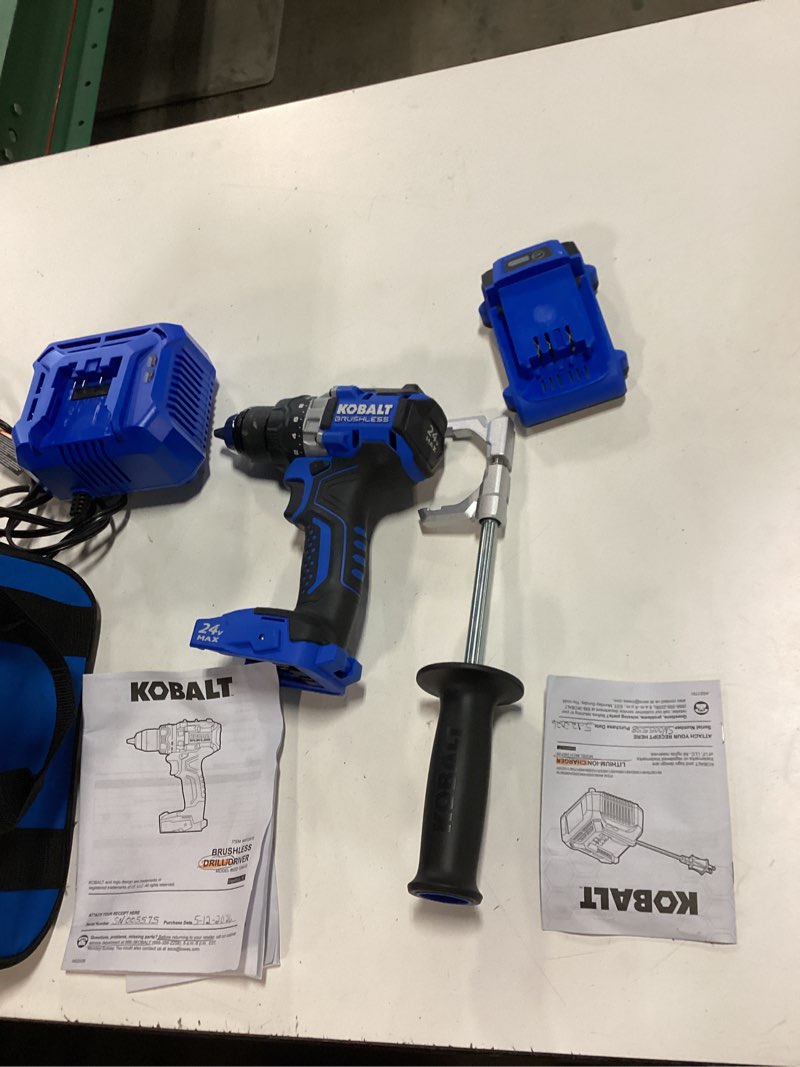 Condition photo showing Good Condition for kobalt 24-volt 1/2-in brushless cordless drill/driver kit