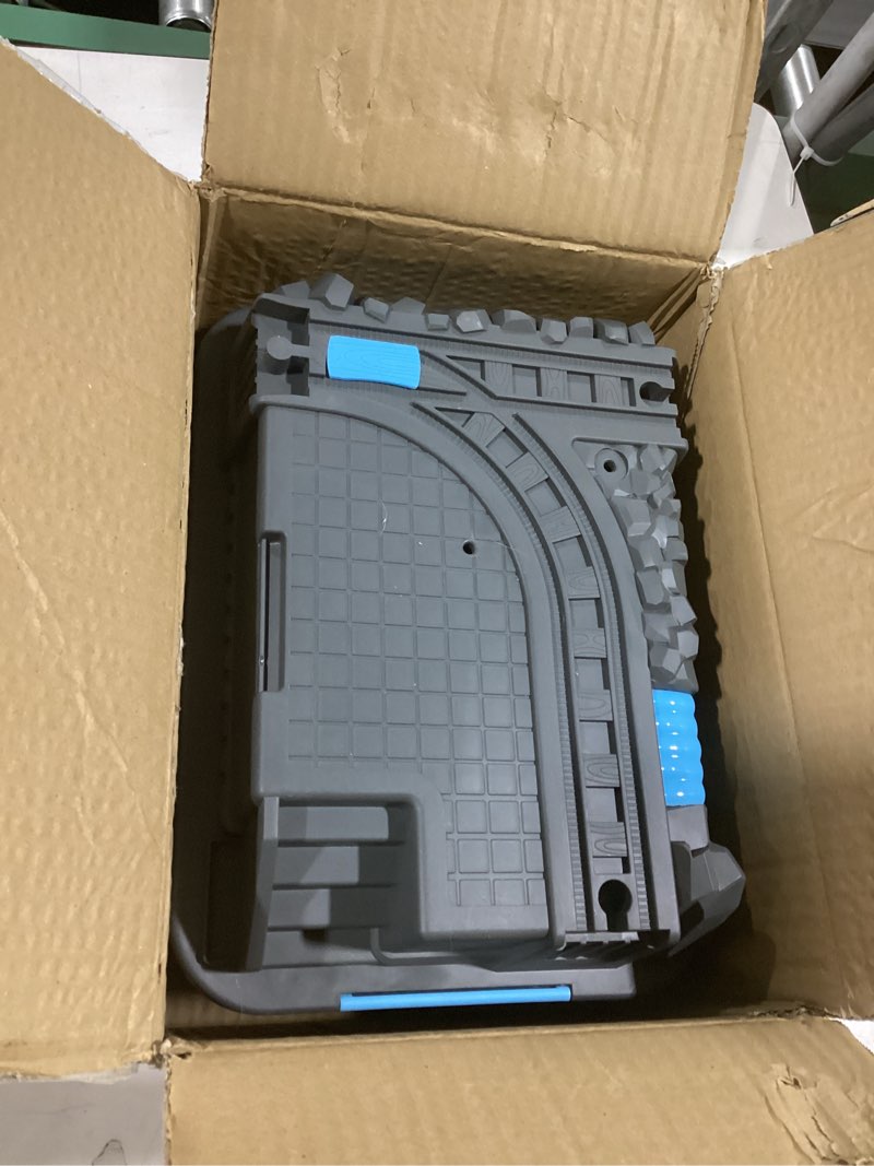 Condition photo showing Good Condition for 100Pcs Wooden Train Set for 3 Year Old Boys, Double-Side Train Set Tracks with Bridge Train Station & Storage Box, Fits Brio, Thomas, Melissa and Doug, Kids Gift Toys for Boy 3-7 (100pcs)