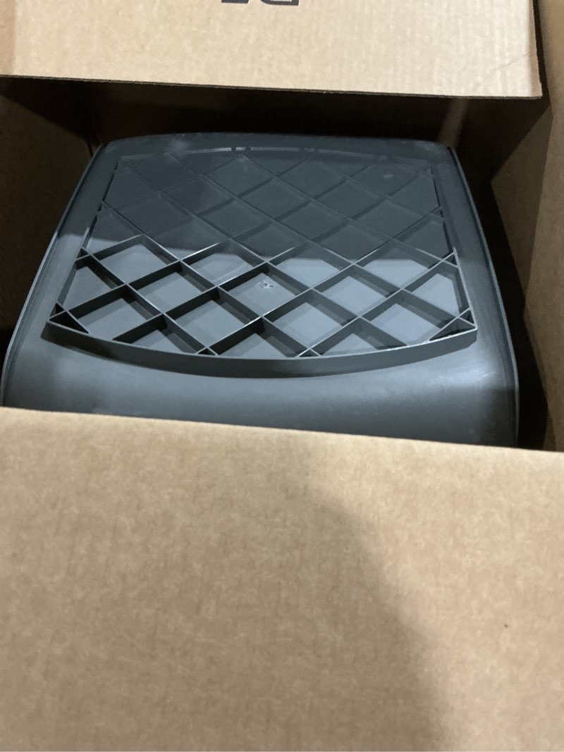 Condition photo showing As Is for Catit Airsift Jumbo Hooded Litter Pan, Warm Gray/White - Privacy and Easy Access for Cleaning - Ideal for Larger or Multiple Cat Households