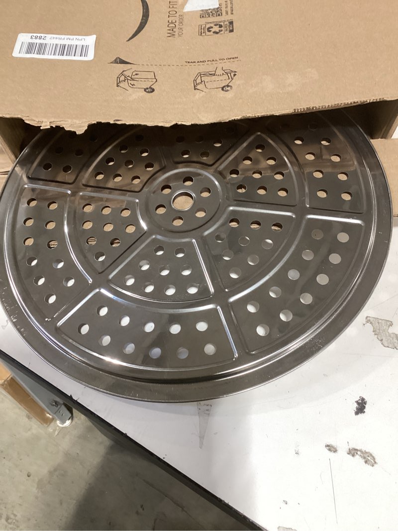 Condition photo showing Good Condition for ecyc ltd 14" round stainless steel steamer rack steam tray stand, pressure cooker canner rack canning steamer rack pot steamer insert rack steamer plates with holes for kitchen cooking diameter: 14 inches (36 cm)