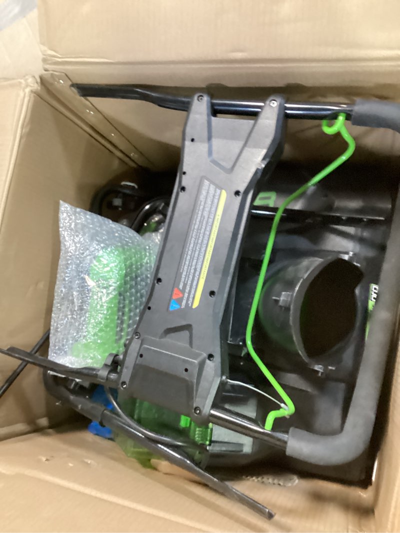 Condition photo showing Good Condition for Greenworks 80V (75+ Compatible Tools) 20” Brushless Cordless Snow Blower, 2.0Ah Battery and Charger Included 20" 2.0Ah