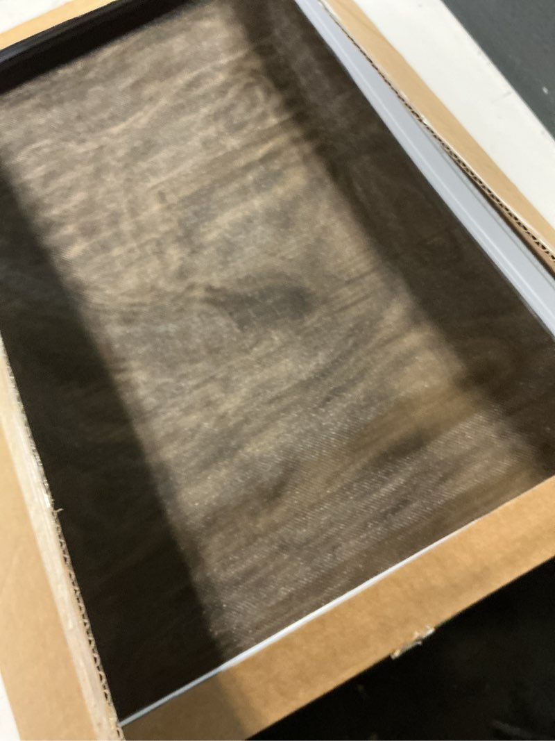 Condition photo showing Good Condition for expandable window screen?1 pack adjustable window screen replacement (18" h x 25" - 49" w) - large replacement window screens with frame expandable, aluminum horizontal sliding window screens