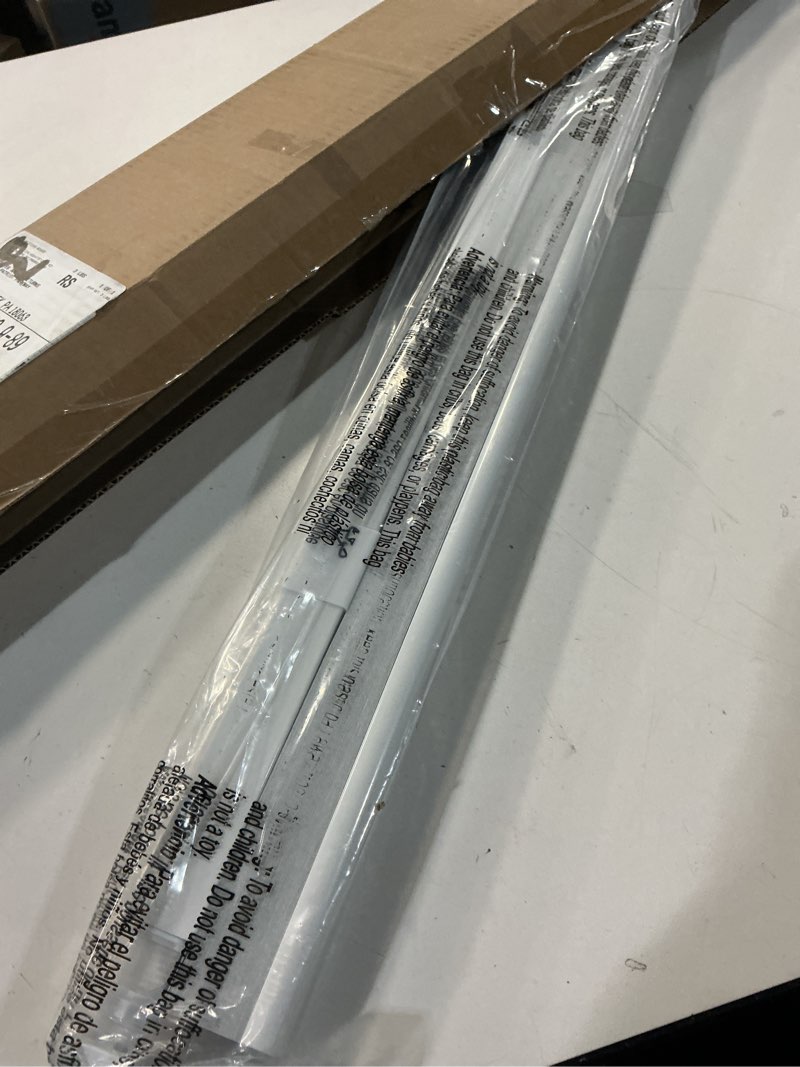 Condition photo showing Good Condition for lazblinds cordless cellular shades, no tools no drill blackout honeycomb shades pleated blinds for windows, 34'' w x 48'' h, silver white blackout-silver white 34'' w x 48'' h