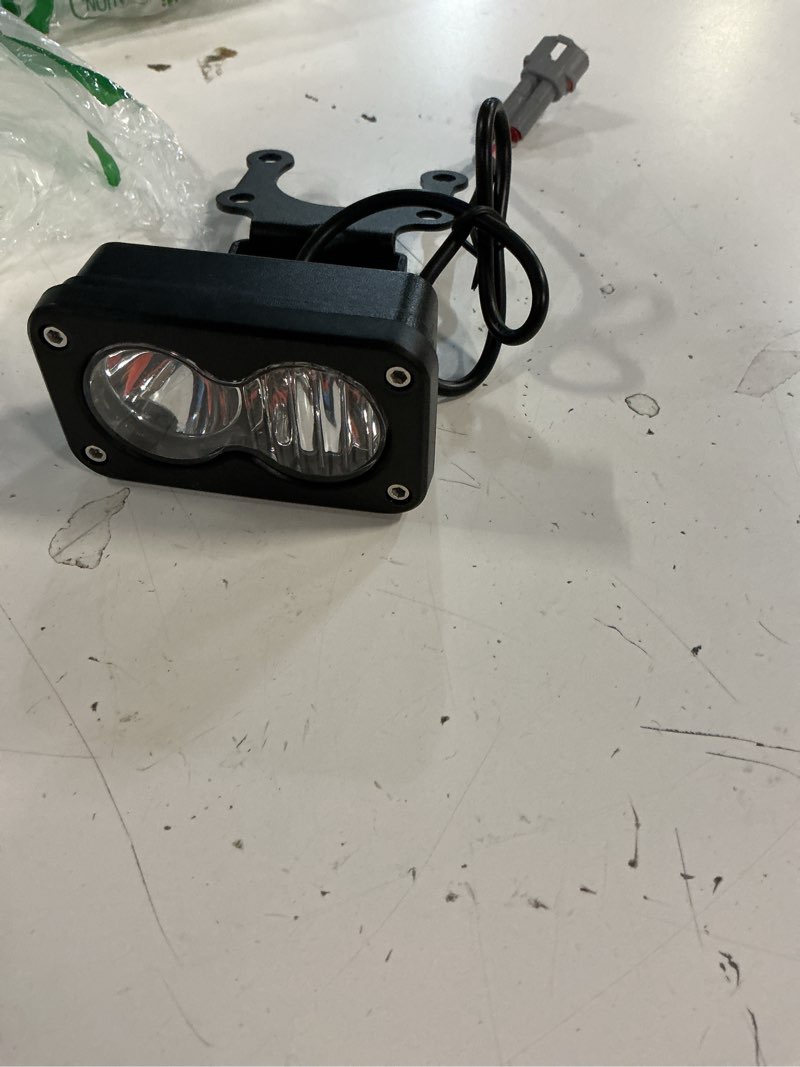 Condition photo showing Good Condition for motoparty headlight kit for sur-ron segway x260, clear white 6000-6500k spot/flood light pods combo kit, motorcycle lights bars accessories, bright front lamp ?3 inch?