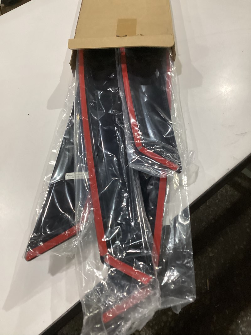 Condition photo showing As Is for ig window visors fit for 2011-2016 hyundai elantra sedan, out-channel rain guards vent wind deflectors 4pc, car accessories for 11-16 elantra sedan (excludes gt) 2011-2016 elantra sedan