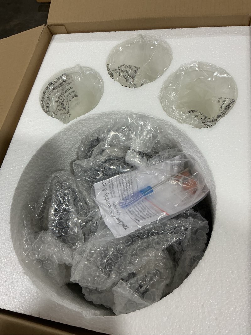 Condition photo showing Good Condition for TENGXIN 3-Lights Modern Pendant Light with Glass Shade Matte Black Pendant Lighting Adjustable Industrial Retro Style Hanging Light Fixture for Kitchen, Farmhouse Black 3 1 Pack 3 Light