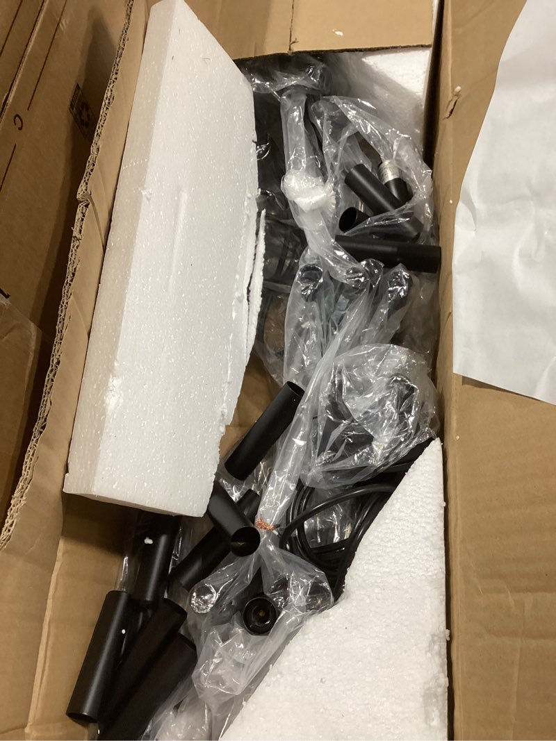 Wagon Wheel Chandelier 12 Light 38" Large Black Farmhouse Chandelier for Dining Room Rustic Country 