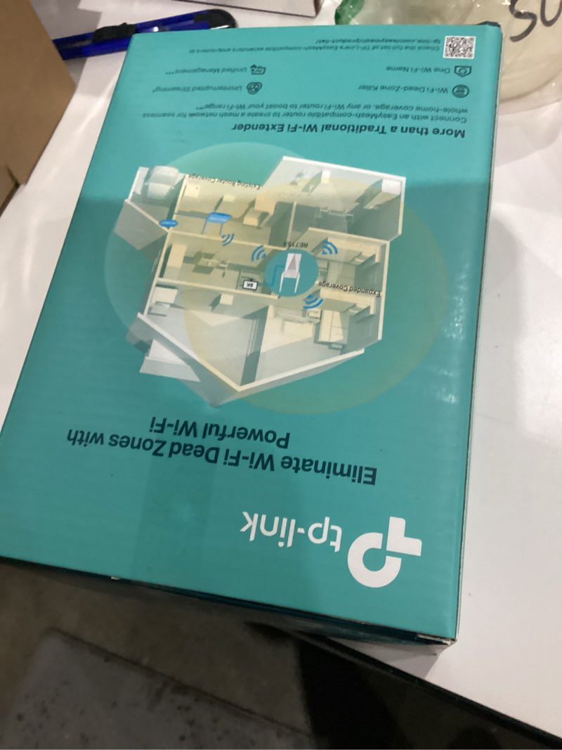 Condition photo showing Good Condition for TP-Link AX3000 WiFi 6 Range Extender | PCMag Editor's Choice | Dual-Band Wireless Repeater w/Ethernet Port | Up to 2400 Sq. Ft., 64 Devices | Internet Signal Booster | APP Setup | EasyMesh (RE715X) Dual-Band WiFi 6, AX3000