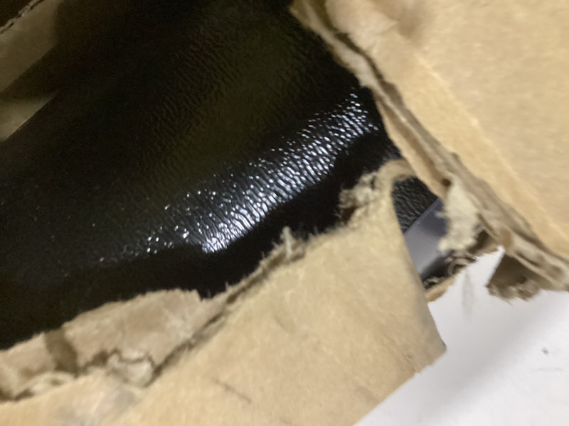 FURKIT Vinyl Floor Mat for Home?5'×7' Black Waterproof Area Mat for Under Dining Room Table, Sturdy 