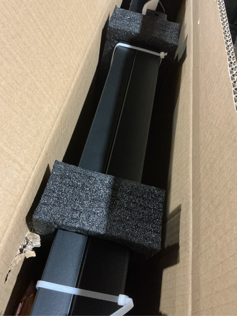 Condition photo showing Good Condition for VIVOSUN 2-Pack Outdoor Handrail, 3 Step Stair Handrail, 40" x 36" Fits 1 to 3 Steps, Wrought Mattle Iron Handrail for Concrete Steps, Porch Steps, One-Step Assembly, 2 Packs, Black 3 Steps Straight Set