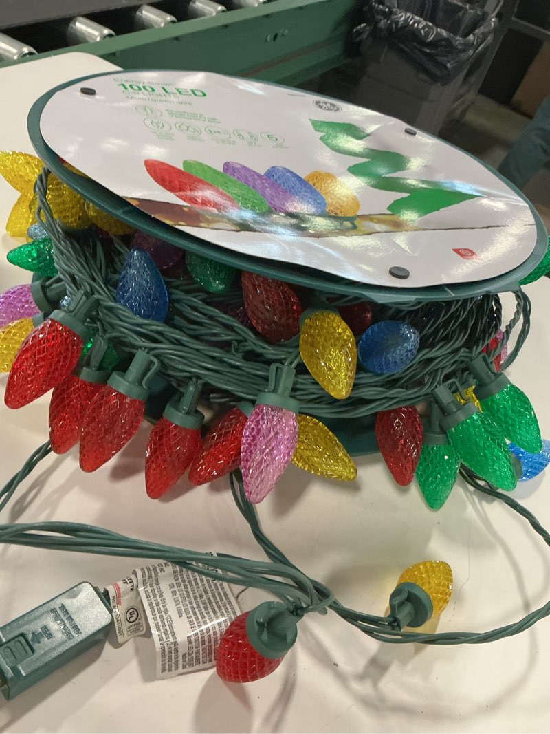 Condition photo showing New/Like New for TW SHINE C9 Christmas Lights, 100 LED 66 FT Christmas String Lights Outdoor with 8 Modes Timer Waterproof Connectable for Indoor Yard Xmas Tree House Decorations (Multi-Color) Multicolor