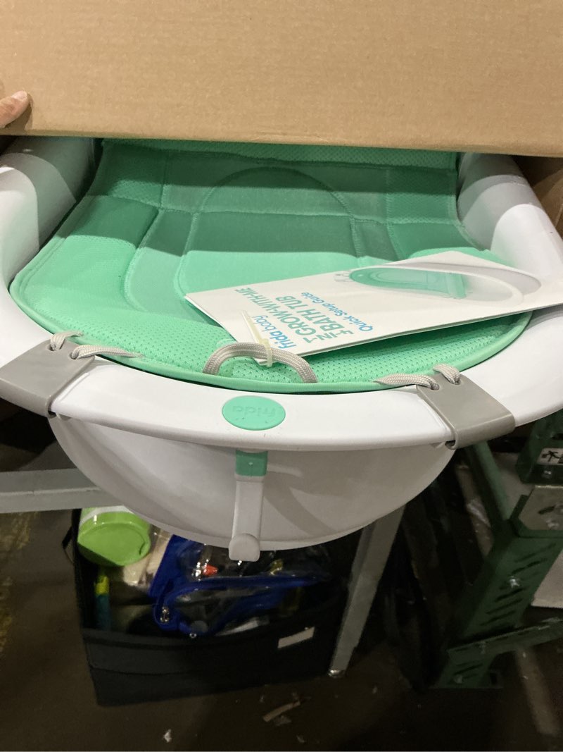 Condition photo showing Good Condition for frida baby 4-in-1 grow-with-me baby bathtub, baby tub for newborns to toddler with removable bath seat & backrest for bath support in tub bath tub