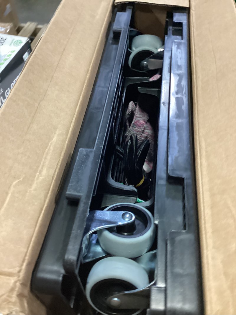 Condition photo showing As Is for gtqyyf furniture movers with wheels, portable moving rollers leg dollies for heavy furniture, 4 wheels small flat dolly, 440lbs capacity, 2 pack, black furniture movers 2 pack - black