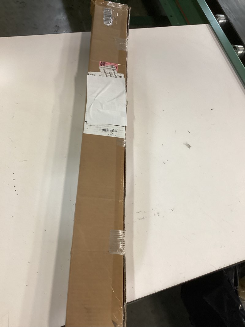 Condition photo showing New/Like New for lazblinds no tools no drill 1" vinyl mini blinds, cordless blinds for windows, light filtering horizontal window blinds & shades, 34 1/2" w x 64" h, white cordless-white 34 1/2" w x 64" h