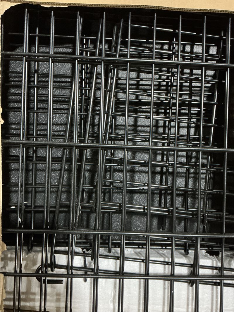 Condition photo showing Good Condition for solutions by midwest homes for pets 54-inch drop pin crate for giant breeds over 100 lbs, single door dog crate with leak-proof tray & secure latches, durable drop pin construction