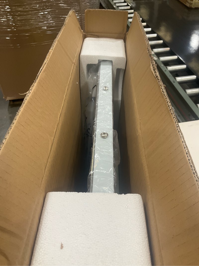 Condition photo showing Good Condition for Fenair Vanity Mirror with Lights 22.8’ * 18.1’ Diamond Light Strip Makeup Mirror with Tempered Glass, 3 Color Modes Light up Mirror with USB Charging Port, 10X Magnification and Smart Touch, White 18"L x 23"W