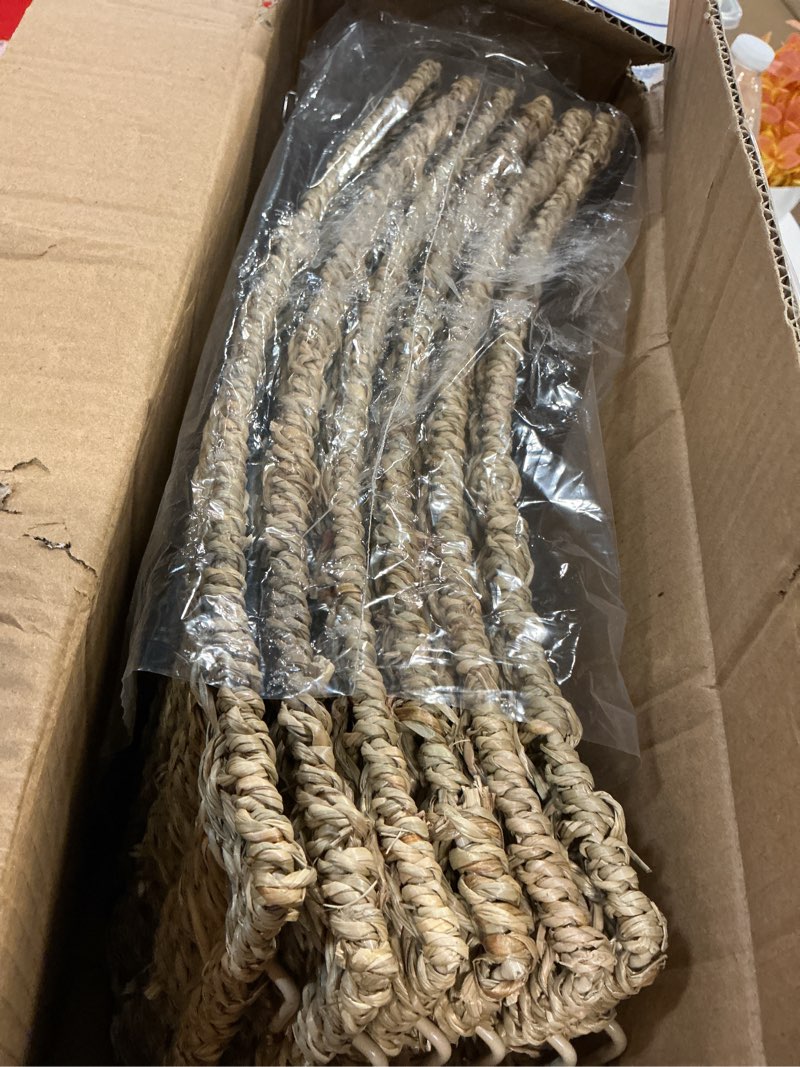 Condition photo showing Good Condition for Rocinha Rattan Christmas Tree Collar Basket - Rustic Handcrafted Tree Ring (Classic Style 32")