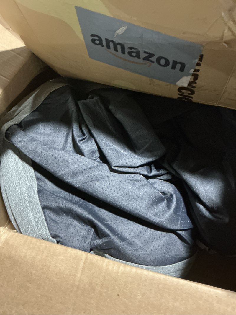 Condition photo showing As Is for EHEYCIGA Orthopedic Dog Beds for Large Dogs, Waterproof Memory Foam Large Dog Bed with Sides, Non-Slip Bottom and Egg-Crate Foam Pet Couch Bed with Washable Removable Cover, Grey 41.0"L x 27.0"W x 6.5"Th Grey