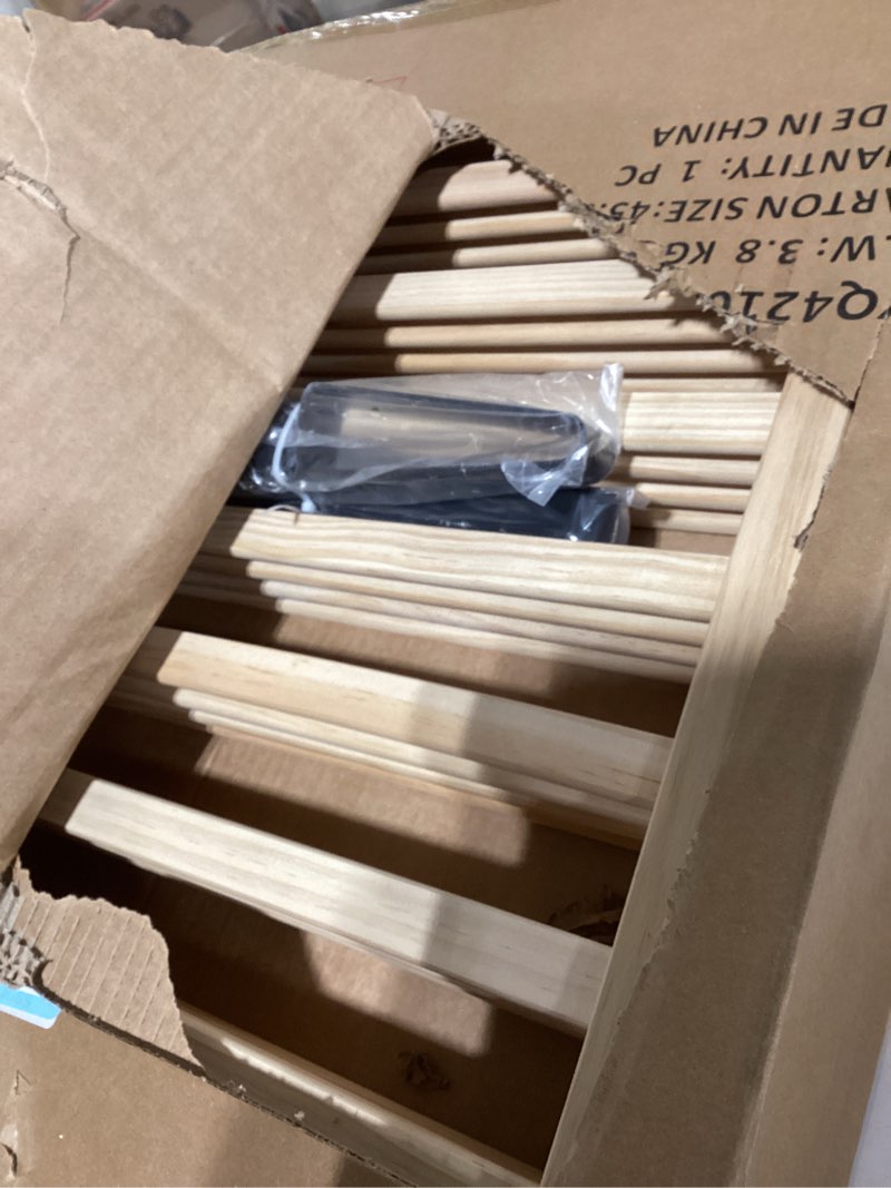 Condition photo showing Good Condition for YOCAN Paint-Free Wooden Freestanding Dog Gates for The House,Doorways, Stairs,Wood Dog Fences Indoor Pet Gate,Step Over Fence-4 Panel H:16.9" ?4 Panels?16.9"H