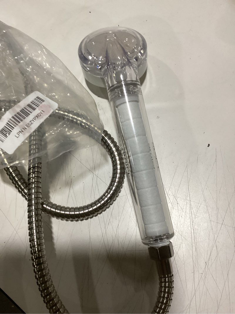 Condition photo showing Good Condition for filter shower for k-beauty skin care– pure carbon filters for softer skin & smoother hair | carbon composite filter l 6 month advanced filtration set (aj8200mc-set-6mo) 6-month advanced filtration set + hose + mount + teflon tape + wrench