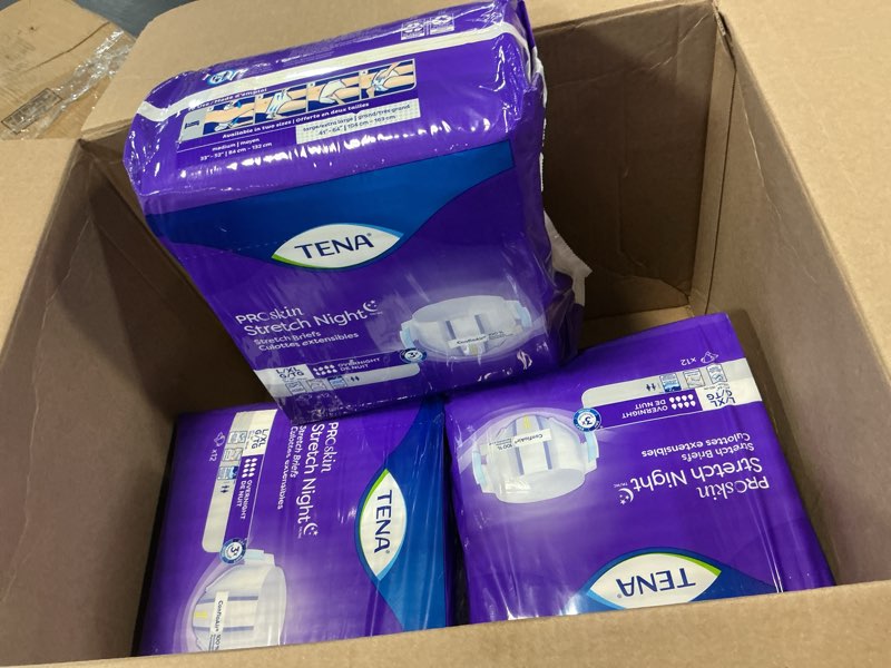 Condition photo showing Good Condition for tena proskin unisex adult diapers with tabs, maximum absorbency, x-large, 36 ct x-large 36