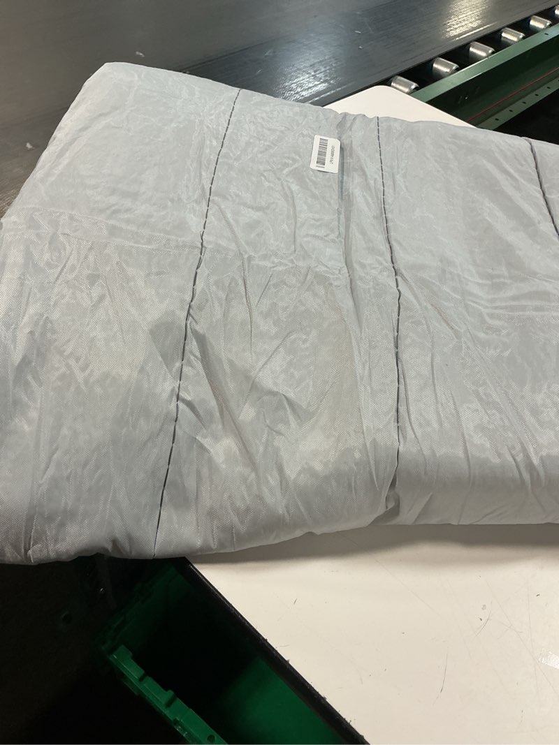 Condition photo showing Good Condition for Peryiter Soundproof Blanket Thermal Insulated Door Curtain Thicken Cotton Warm Soundproofing Door Cover Warm Cold Protection for Living Room Garage Front Patio Kitchen(34 x 80 Inches)