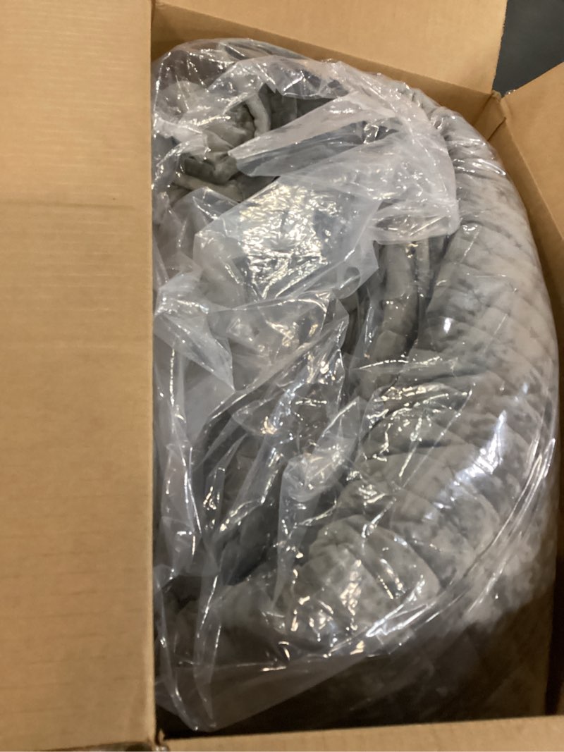 Condition photo showing Good Condition for LEAONME Velvet Quilt California King Size 118''x106'', Lightweight Grey Velvet Comforter Set with 2 Matching Shams, Soft Cross Stitch Bedspread, Oversized King Quilt Set for All Season Grey California King (118''x106'')