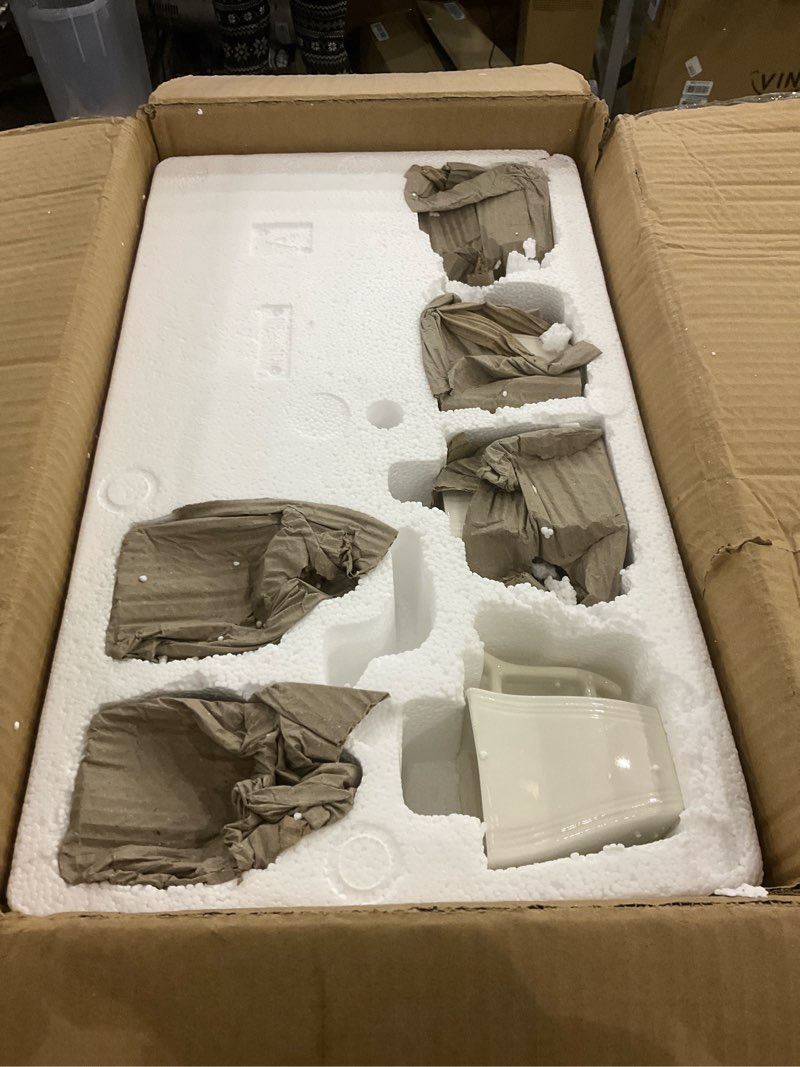 Condition photo showing Good Condition for MALACASA Ivory White Dinnerware Sets, 30-Piece Porcelain Plates and Bowls Sets, Modern Dish Set for 6, Square Plates Dinnerware Set Kitchen Dishware Sets, Microwave and Dishwasher Safe, Series Flora 30 Piece(Service for 6) Ivory White