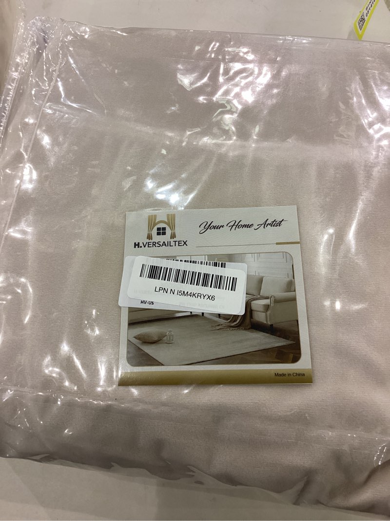 Condition photo showing New/Like New for H.VERSAILTEX Velvet Stretch Recliner Couch Covers 4-Pieces Style Recliner Chair Covers Recliner Cover for Reclining Chair Slipcovers Feature Non Slip Form Fitted Thick Soft Washable, Ivory Recliner Chair Ivory