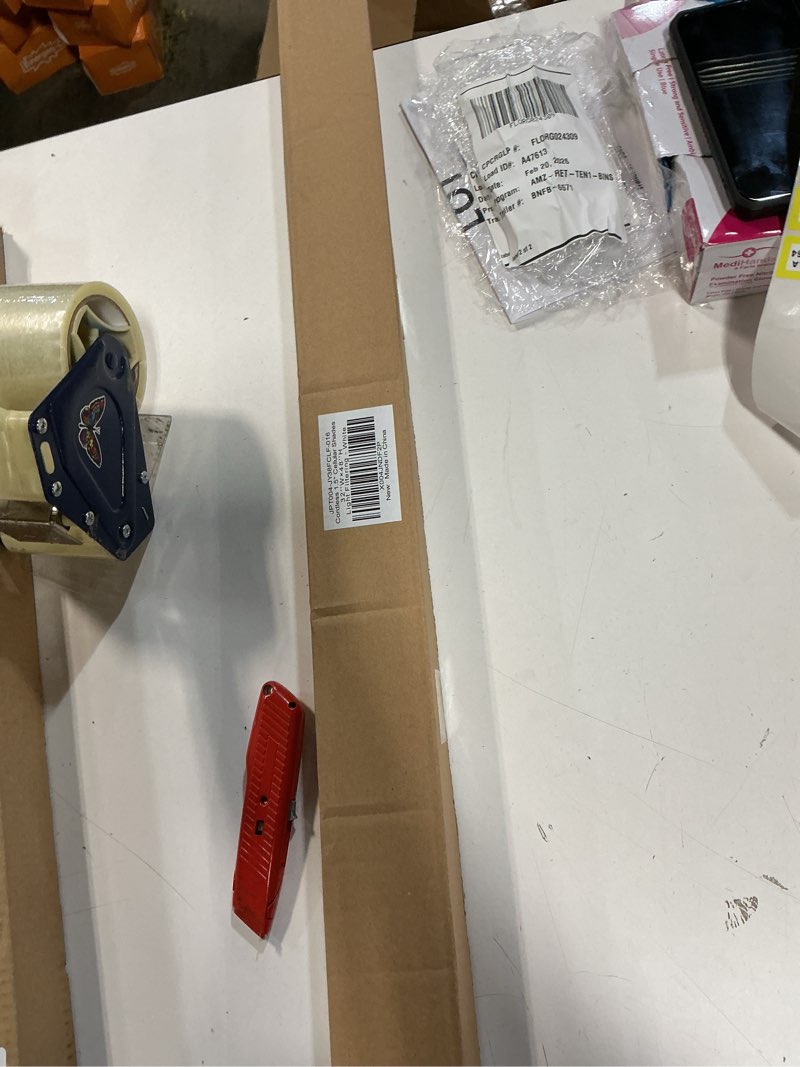 Condition photo showing New/Like New for LazBlinds Cordless Cellular Blinds, No Drill Light Filtering Honeycomb Shades for Indoor Windows, Insulated UV Protection Cellular Shades, Easy Inside Mount, 32" W x 48" H, White Light Filtering-white 32" W x 48" H