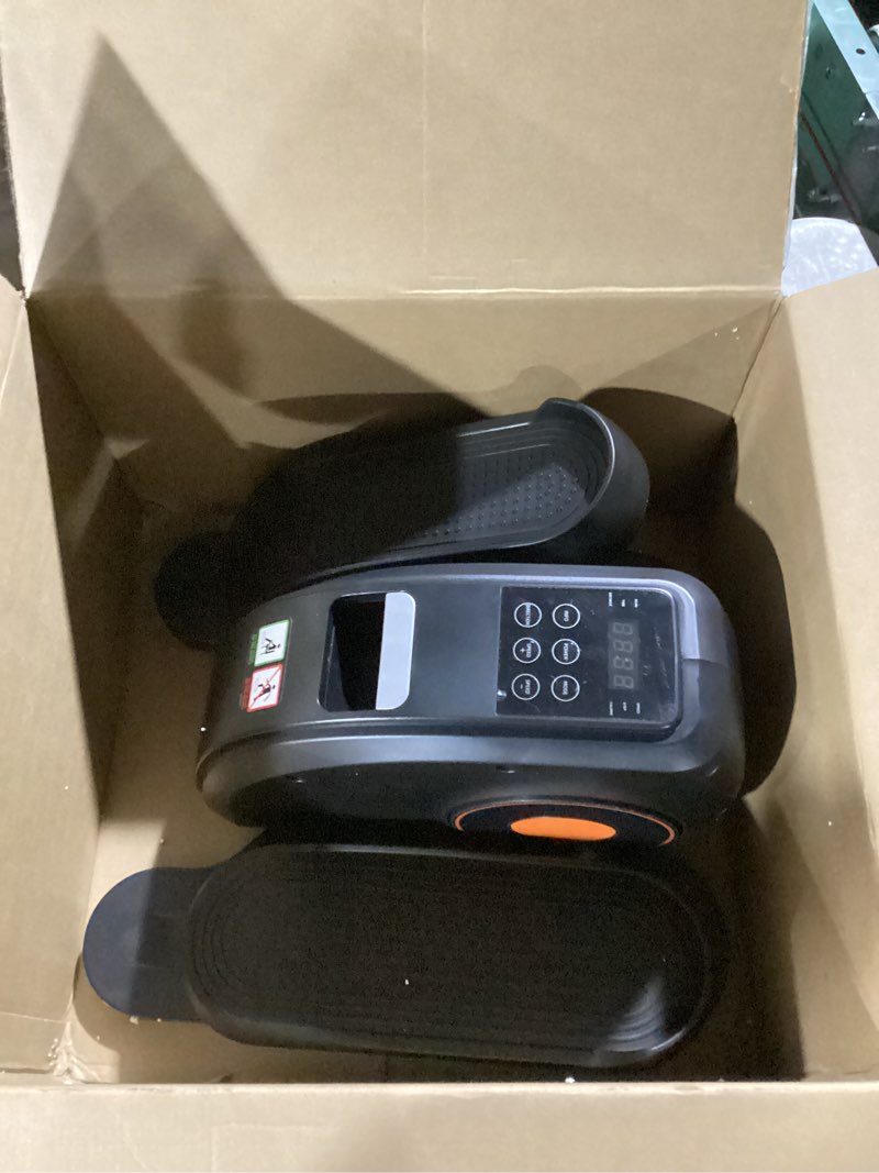 Condition photo showing New/Like New for under desk elliptical machine, electric elliptical leg exerciser for seniors with 12 adjustable, portable quiet elliptical exercise machine, seated pedal exerciser with remote control