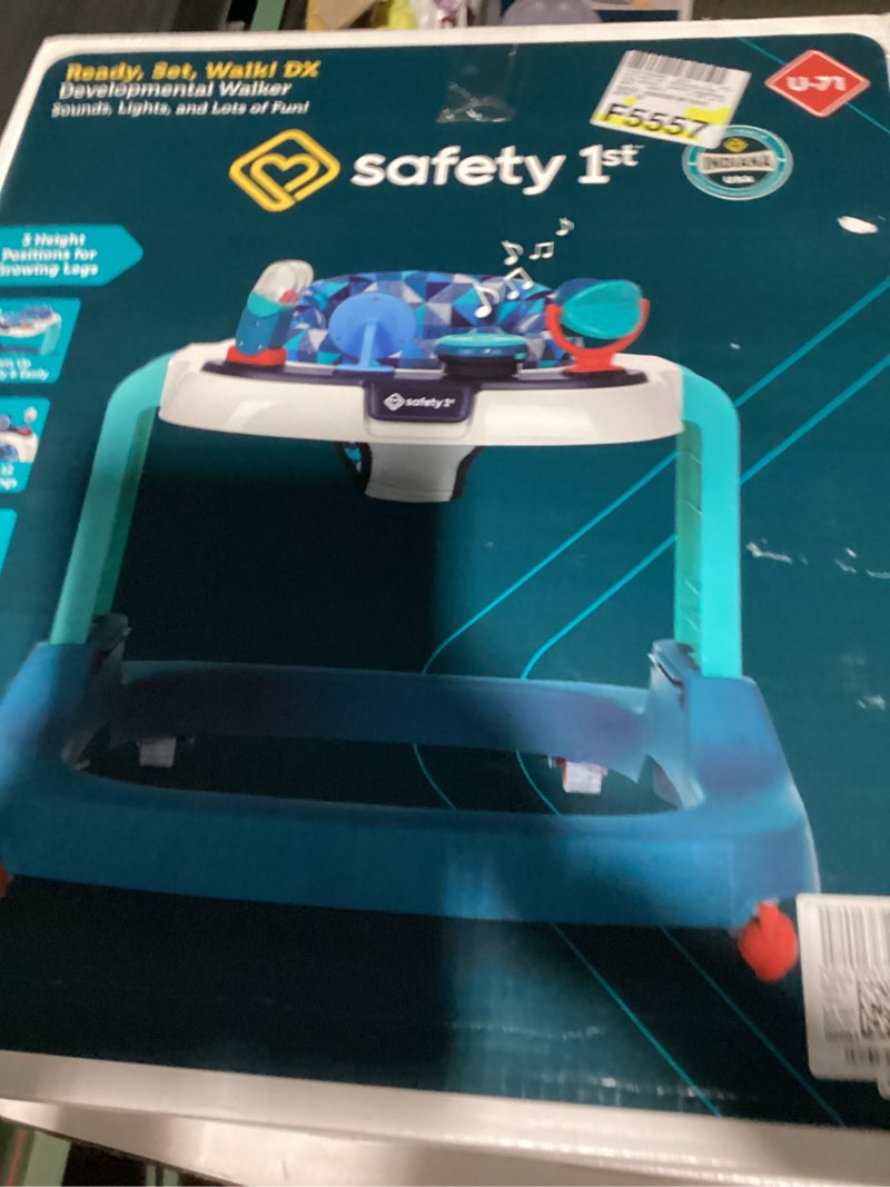 Condition photo showing Good Condition for (similar to) safety 1st ready, set, walk! dx developmental walker, spotlight teal spotlight teal 2i