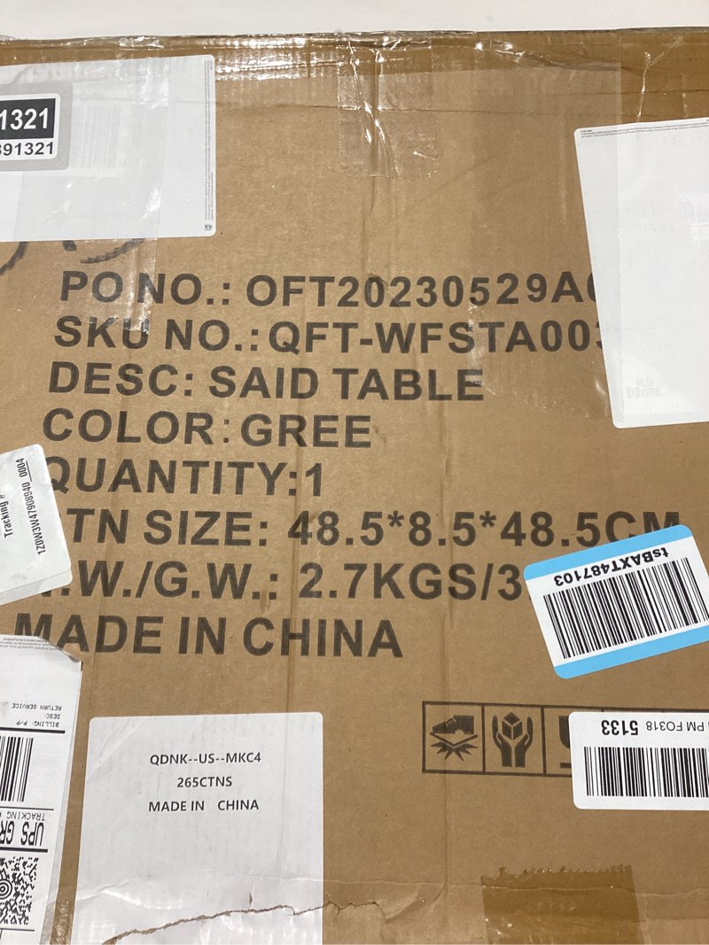 Condition photo showing New/Like New for Green Outdoor Side Tables, Patio Small Side Table, End Table for Garden Balcony Yard