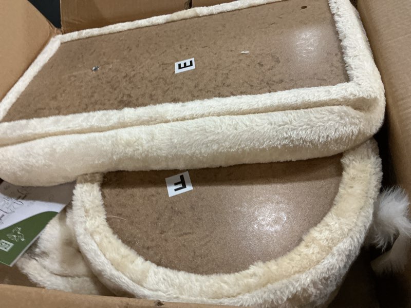 Condition photo showing Good Condition for Globlazer Heavy Duty Cat Trees for Large Cats, Sturdy 72in Maine Coon Cat Tree for Large Cat 20 lbs+ Heavy Duty Cat Tower for Adult Biggest Cats with 6 Scratching Posts, Hammock, S72, Beige 72 inch Beige