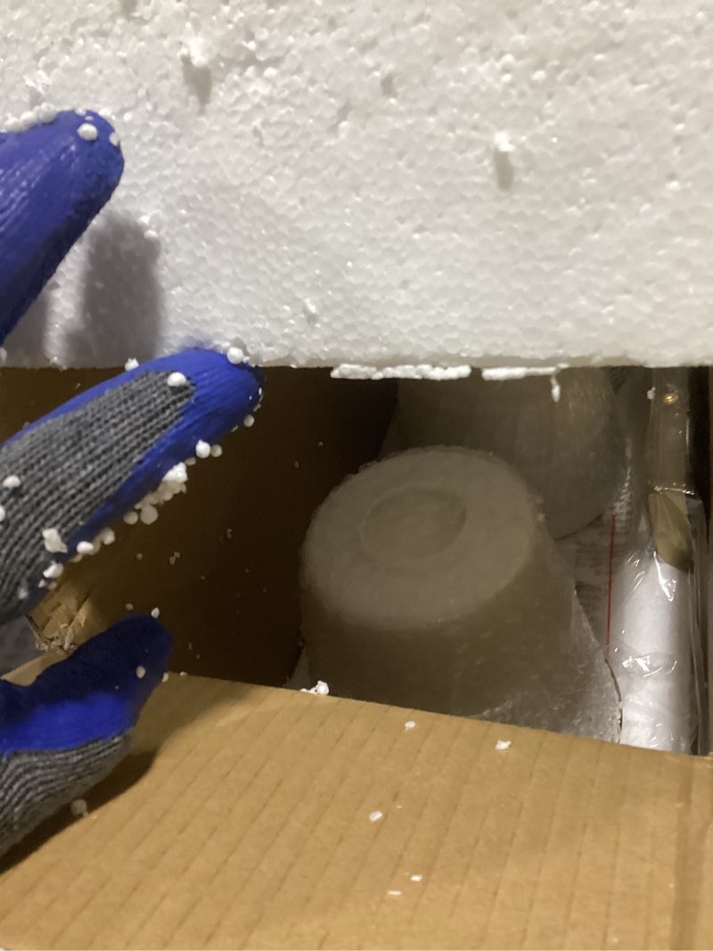 Condition photo showing Good Condition for Hamilyeah Gold Bathroom Vanity Light Fixtures Over Mirror, 3 Light Vanity Lights with Frosted Glass, Industrial Vanity Lighting Fixtures for Bath, Restroom