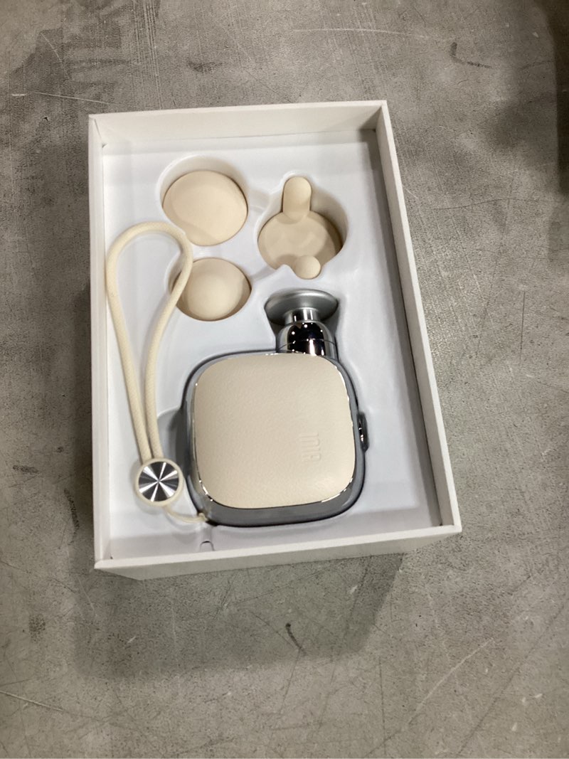 Condition photo showing Good Condition for inia pocketforce mini massage gun, 75% smaller for travel, 4-speed, 3 heads | palm-sized, lightweight, quiet, leather case, office & post-workout relaxation, mini travel essentials, gift for men & women