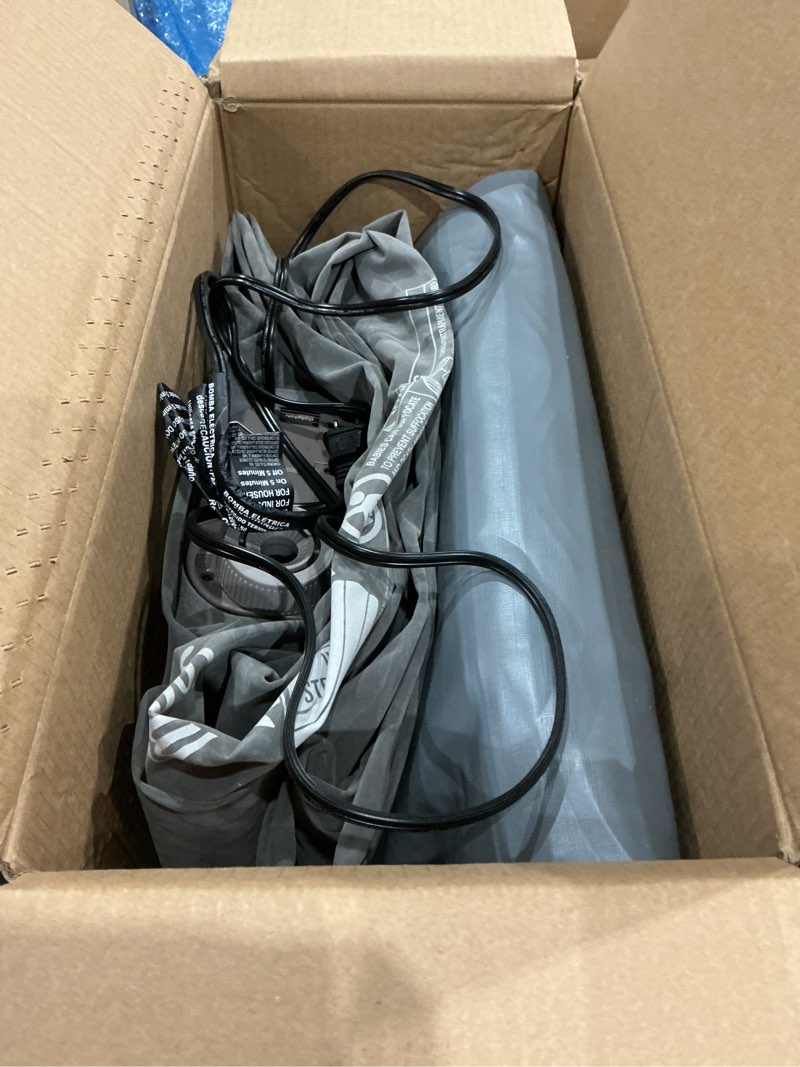 Condition photo showing As Is for sealy tritech air mattress king built-in ac pump 80" x 76" x 22" multi color king (u.s. standard) minimalist