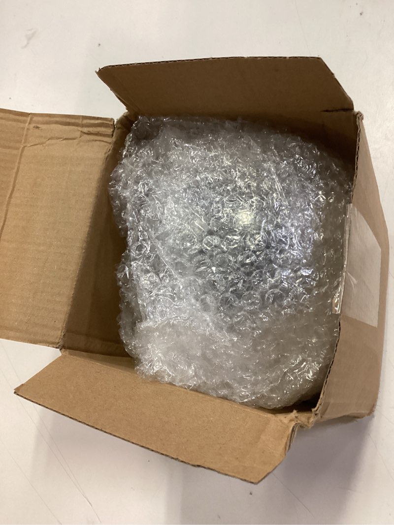 Condition photo showing New/Like New for WHJY 6 inches Glass Cloche for Indoor Plants Small Terrarium Glass Cloche with Base Mini Cloche Dome with Base for Display Home Decor 6.3"