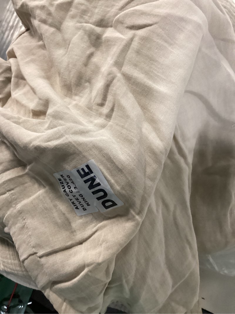Condition photo showing Good Condition for dune airy gauze duvet cover king