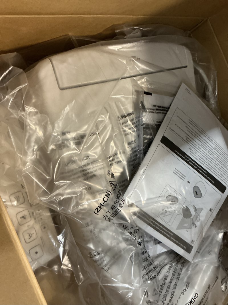Condition photo showing Good Condition for toto® washlet® s2 electronic bidet toilet seat with instantaneous water heating, premist and ewater+ wand cleaning, elongated, cotton white - sw3346#01 cotton white elongated contemporary lid