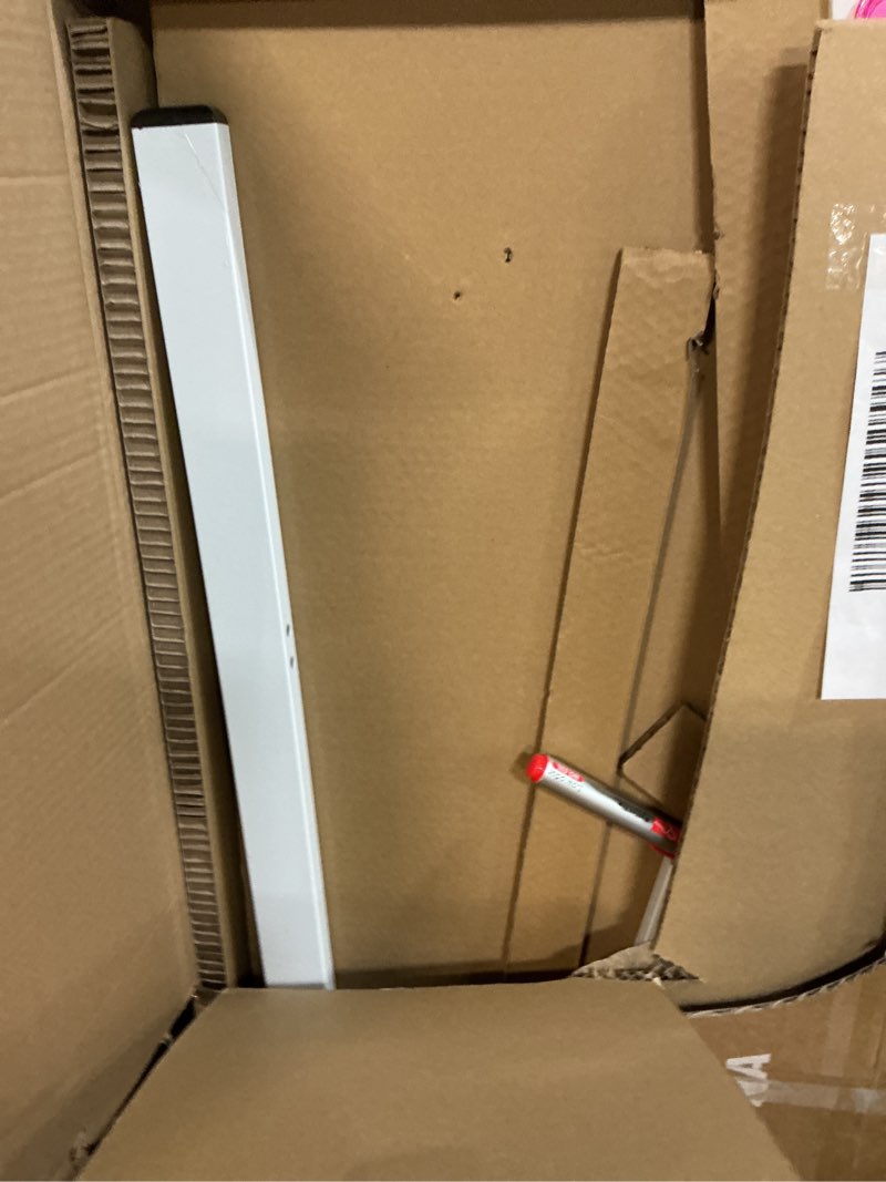 Condition photo showing Good Condition for rolling whiteboard on wheels, 32x48 inches double-sided magnetic dry erase board with stand, height adjustable mobile white board easel for classroom home office